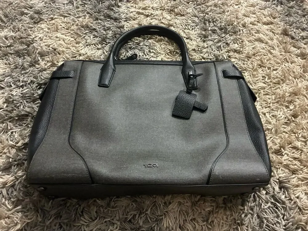 TUMI Irina Laptop Briefcase Earl Gray Used